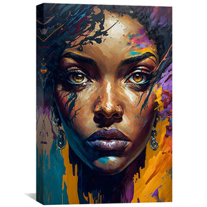 Sirens Stare Canvas Art Clock Canvas