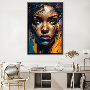 Sirens Stare Canvas Art Clock Canvas