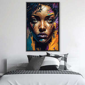 Sirens Stare Canvas Art Clock Canvas