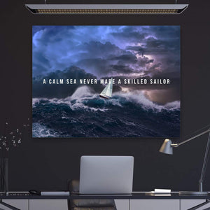 Skilled Sailor Canvas Art Clock Canvas