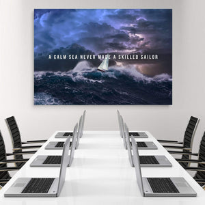 Skilled Sailor Canvas Art Clock Canvas