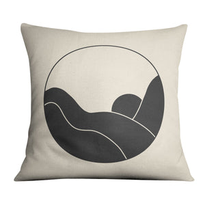 Sky Cycle B Cushion Cushion 45 x 45cm Clock Canvas