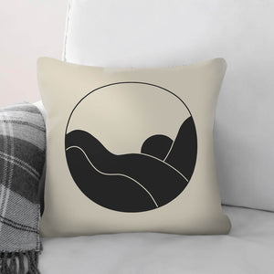 Sky Cycle B Cushion Cushion 45 x 45cm Clock Canvas