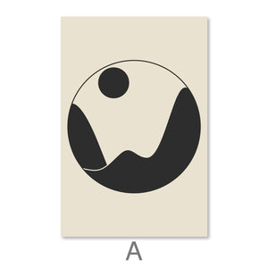 Sky Cycle Canvas Art A / 30 x 45cm / Unframed Canvas Print Clock Canvas