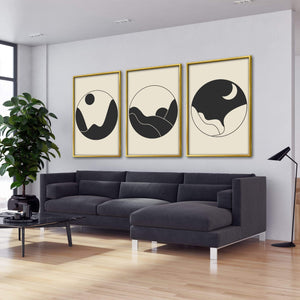 Sky Cycle Canvas Art Clock Canvas