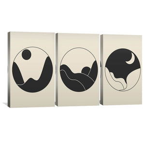 Sky Cycle Canvas Art Clock Canvas