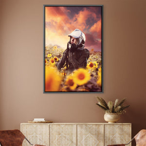 Sleeping Astranout Canvas Art 30 x 45cm / Unframed Canvas Print Clock Canvas