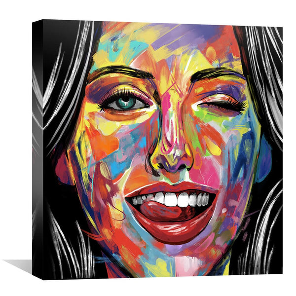 Smile and Wink Canvas – ClockCanvas