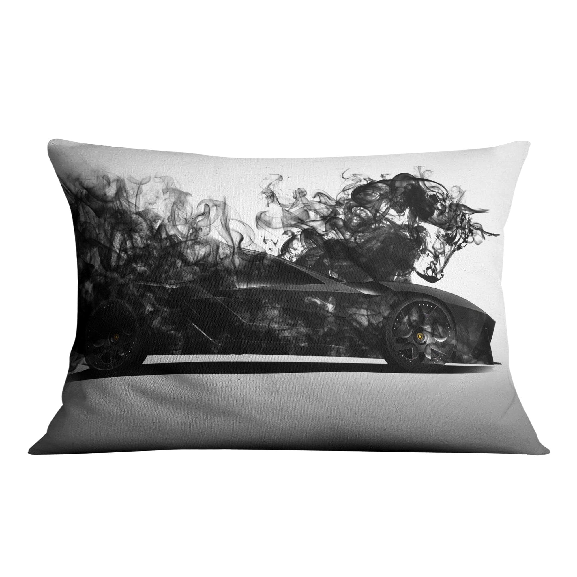Smoke Screen Speed Cushion Cushion 48 x 33cm Clock Canvas