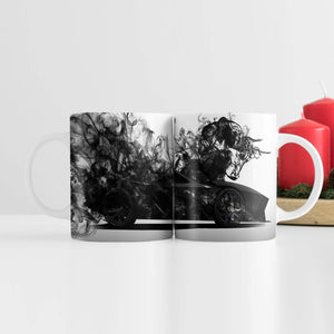 Smoke Screen Speed Mug Mug White Clock Canvas