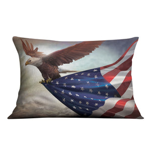 Soaring Eagle Cushion Cushion 48 x 33cm Clock Canvas