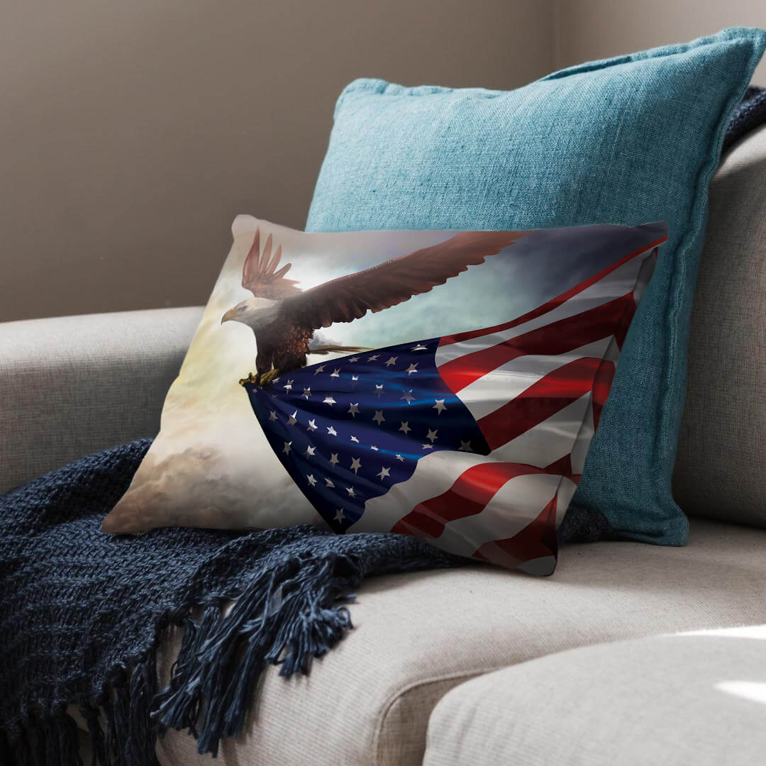 Soaring Eagle Cushion Cushion Cushion Landscape Clock Canvas