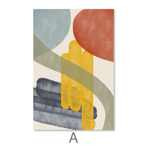 Soft Pallet Canvas Art A / 30 x 45cm / Unframed Canvas Print Clock Canvas