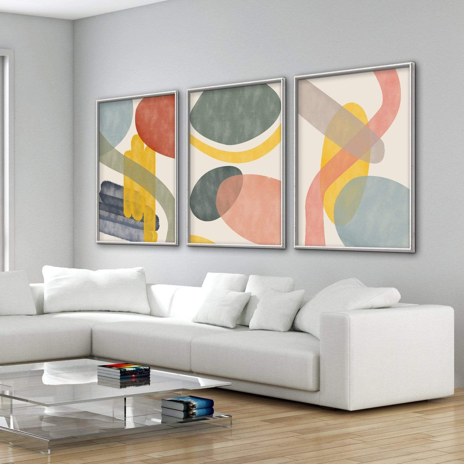 Soft Pallet Canvas Art Clock Canvas