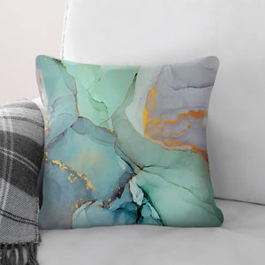 Soft Watercolor A Cushion Cushion Cushion Square Clock Canvas