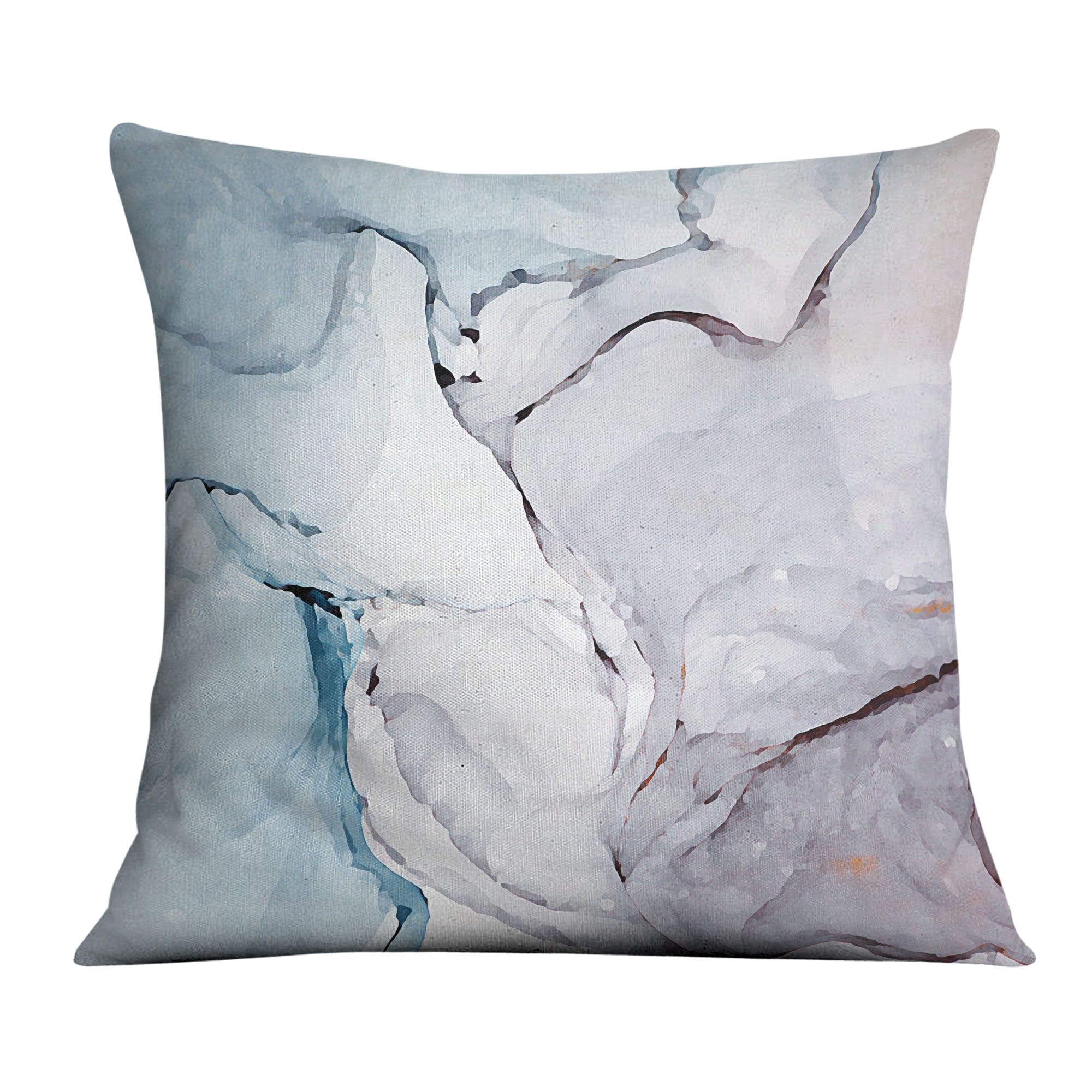 Soft Watercolor C Cushion Cushion Cushion Square Clock Canvas