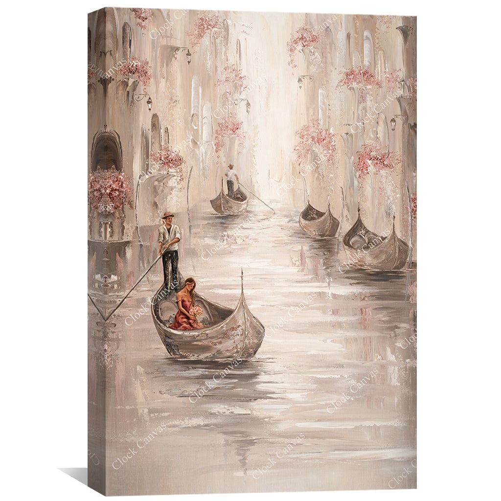 Soul Ventures, Venice Charm Canvas Art Clock Canvas