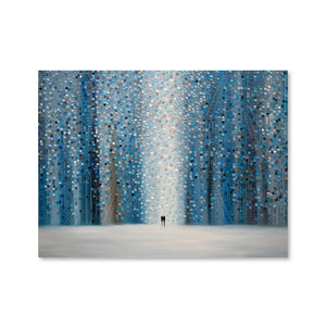 Sounds of the Rain Canvas Art Clock Canvas