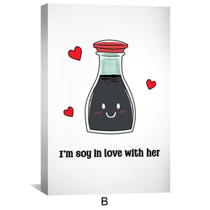 Soy Mates Canvas Art Clock Canvas