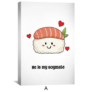 Soy Mates Canvas Art Clock Canvas