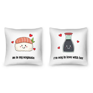 Soy Mates Cushion Cushion Clock Canvas