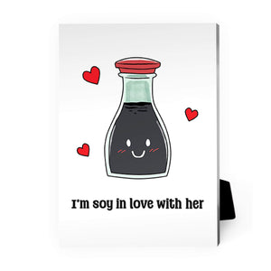 Soy Mates Desktop Canvas Desktop Canvas B / 13 x 18cm Clock Canvas