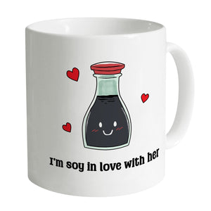 Soy Mates Mug Mug B / White Clock Canvas