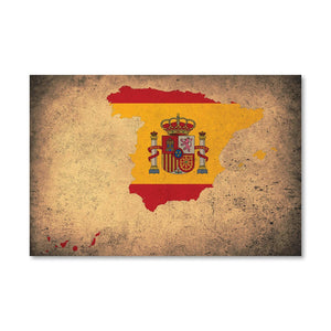 Spain Canvas Art Clock Canvas