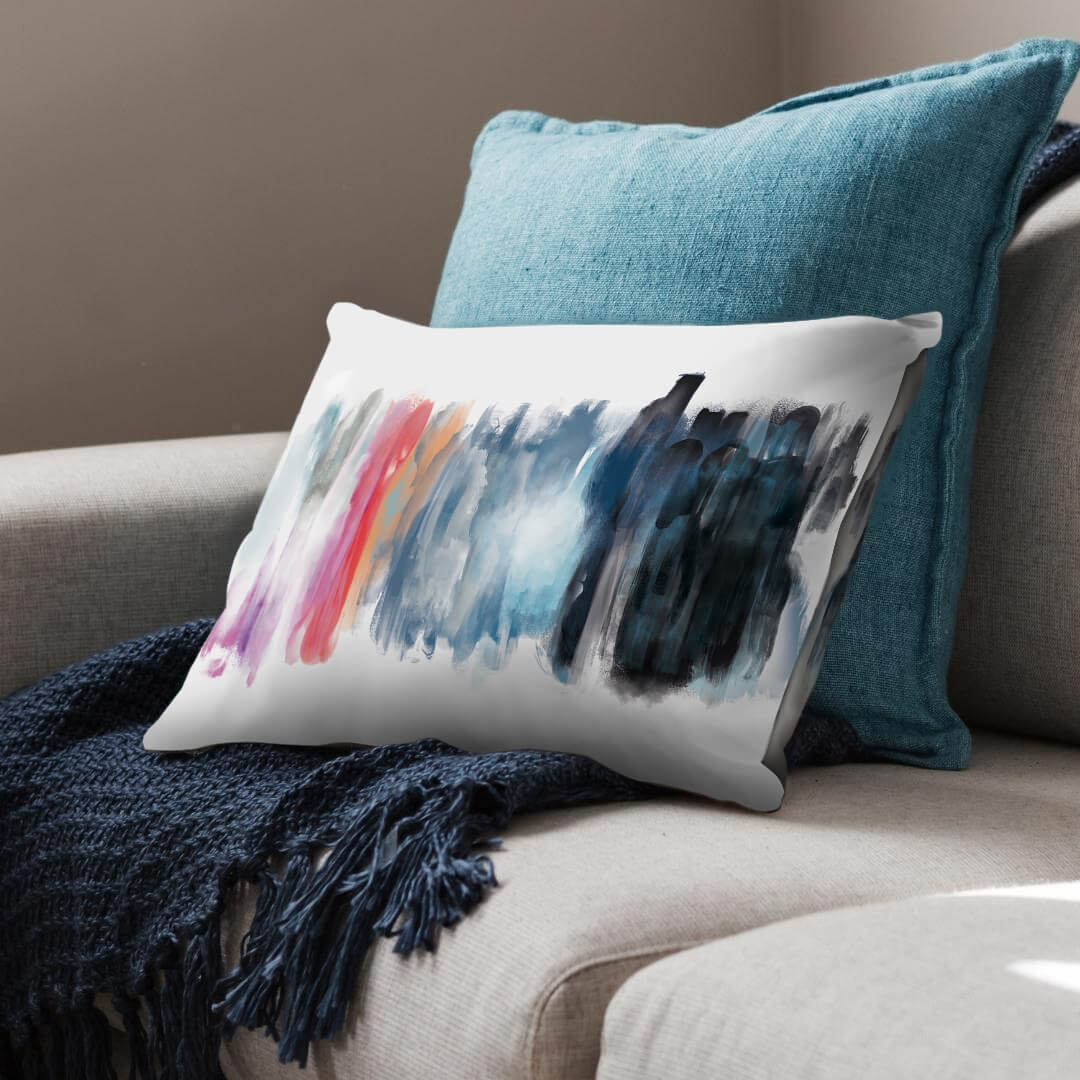 Spectrum Strokes Cushion Cushion Cushion Landscape Clock Canvas
