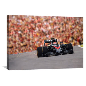 Speed Blur Canvas Art Clock Canvas