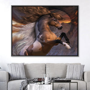Spirit Of The Wild Canvas Art Clock Canvas