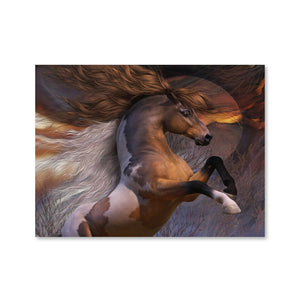 Spirit Of The Wild Canvas Art Clock Canvas