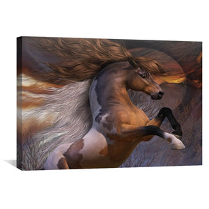 Spirit Of The Wild Canvas Art 45 x 30cm / Unframed Canvas Print Clock Canvas