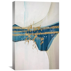 Spirited Painting 1 Oil Painting Oil Clock Canvas