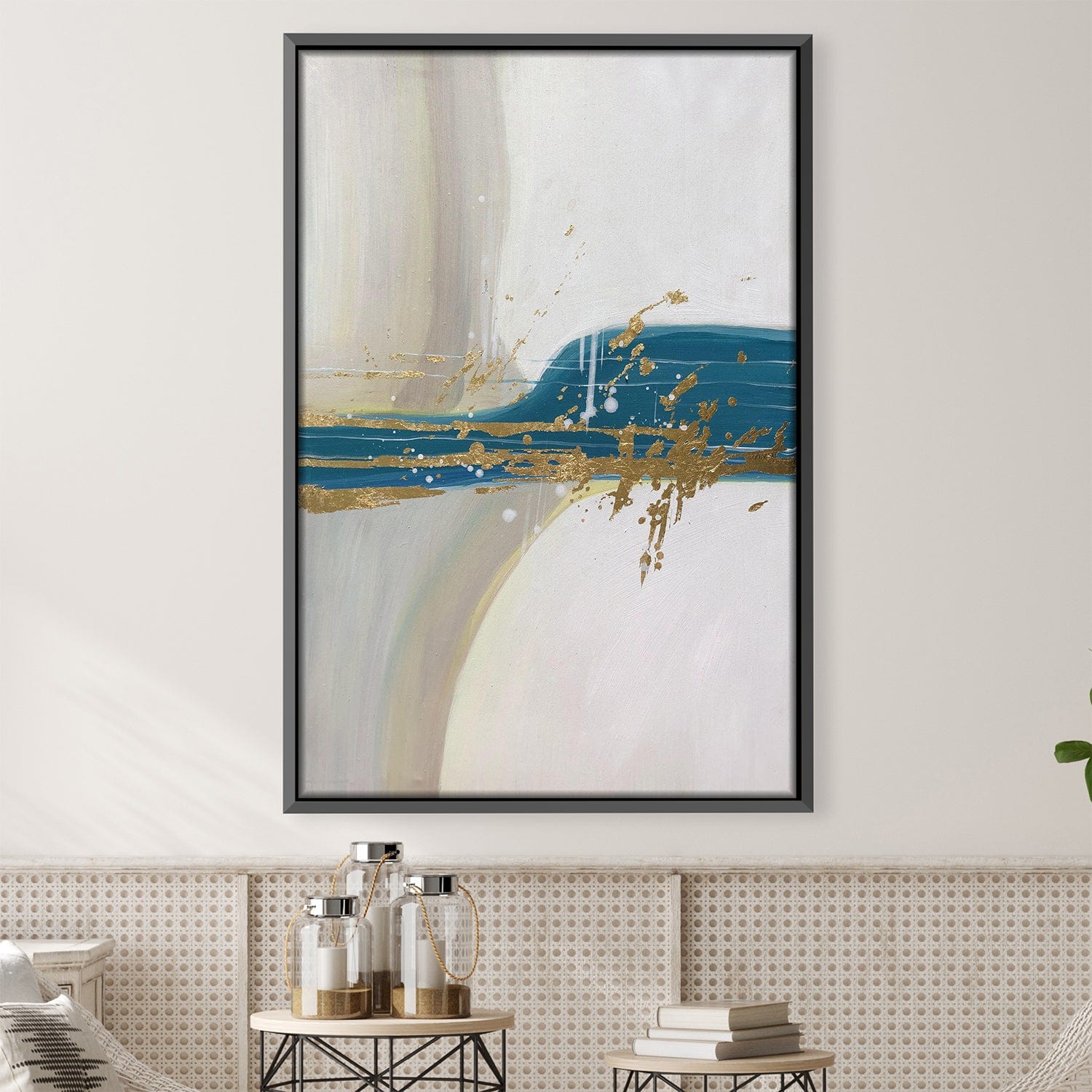 Spirited Painting 2 Oil Painting Oil 30 x 45cm / Oil Painting Clock Canvas