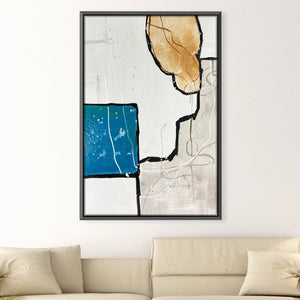 Spirited Stairs Oil Painting Oil 30 x 45cm / Oil Painting Clock Canvas