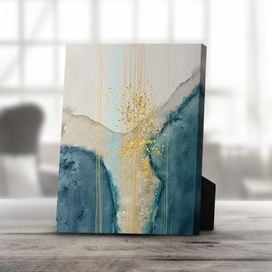 Spiritual Abstract B Desktop Canvas Desktop Canvas 25 x 20cm Clock Canvas