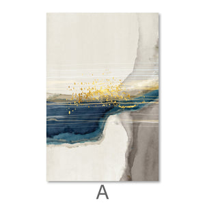 Spiritual Abstract Canvas Art A / 40 x 60cm / Unframed Canvas Print Clock Canvas