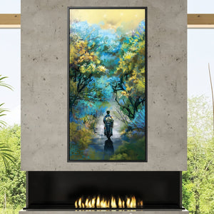 Spiritual Forestry Canvas Art Clock Canvas