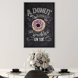 Sprinkle Happiness Canvas Art Clock Canvas