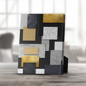 Square Space C Desktop Canvas Desktop Canvas 20 x 25cm Clock Canvas