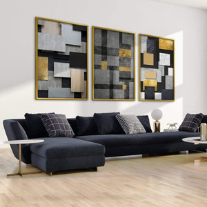 Square Space Canvas Art Clock Canvas