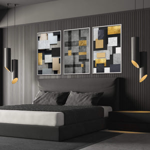 Square Space Canvas Art Clock Canvas