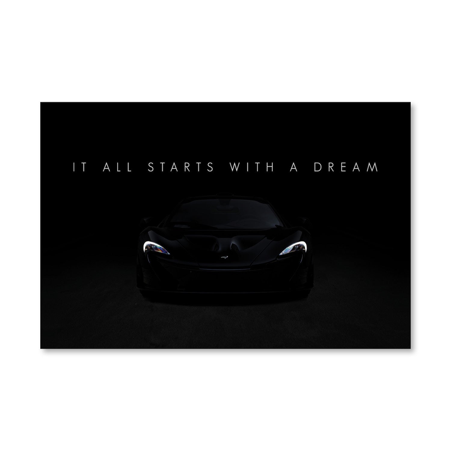 Starts With a Dream - McL Canvas Art Clock Canvas