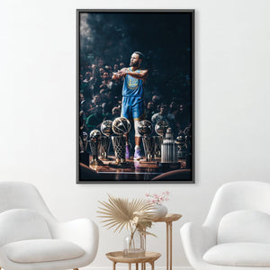 STEPH-TROPHIES Canvas Art 30 x 45cm / Unframed Canvas Print Clock Canvas