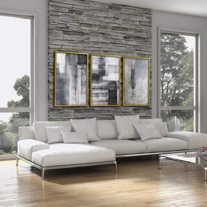 Stone Canvas Art Clock Canvas