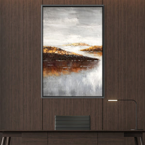 Strong Outdoors Oil Painting Oil 30 x 45cm / Oil Painting Clock Canvas