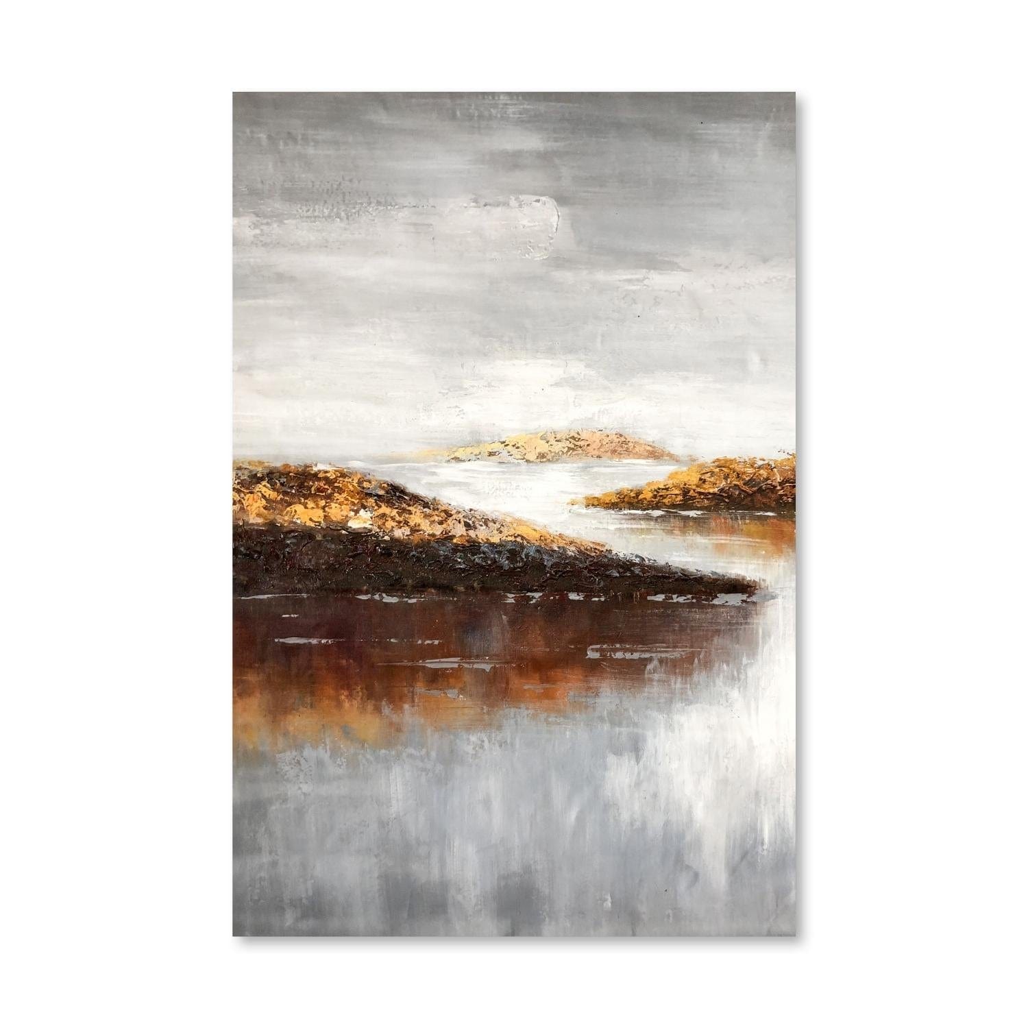 Strong Outdoors Oil Painting Oil Clock Canvas