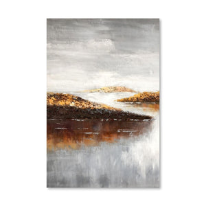 Strong Outdoors Oil Painting Oil Clock Canvas