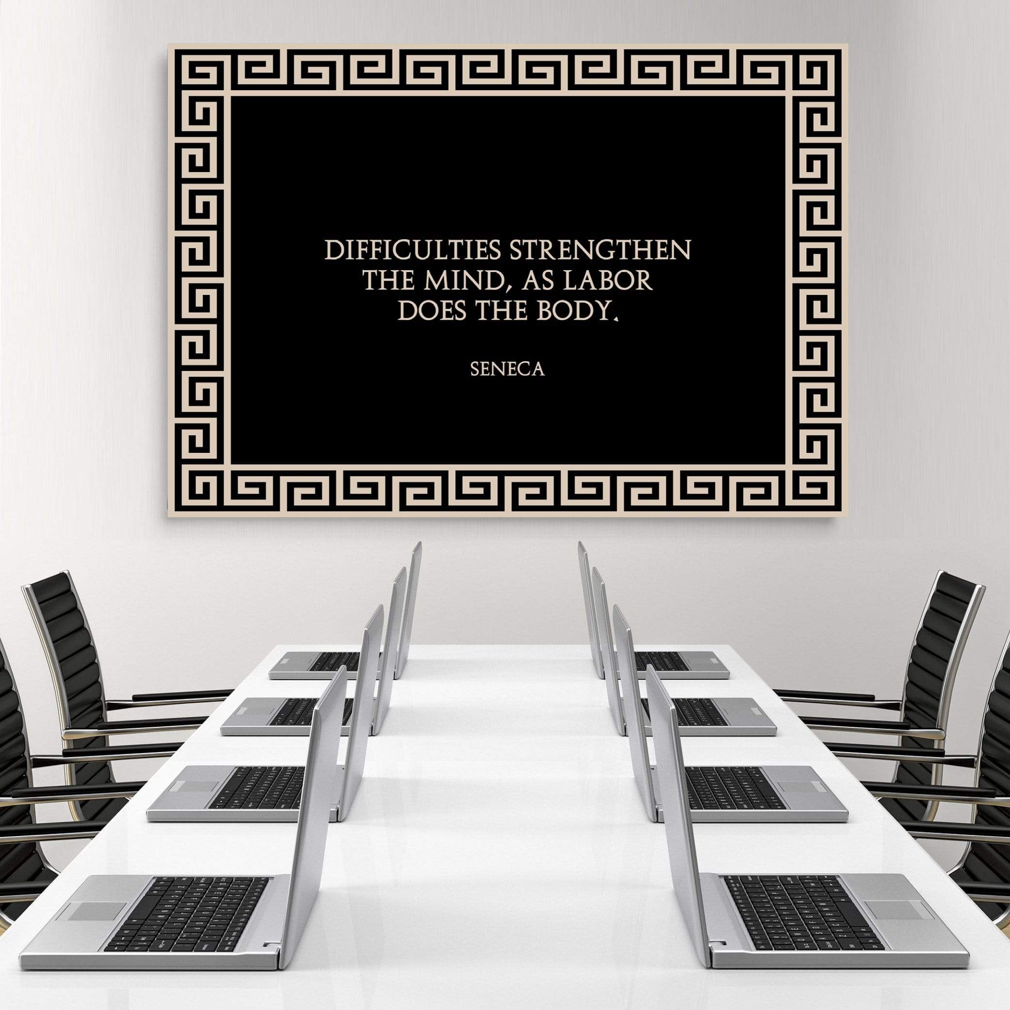 Stronger Mind Clock Canvas